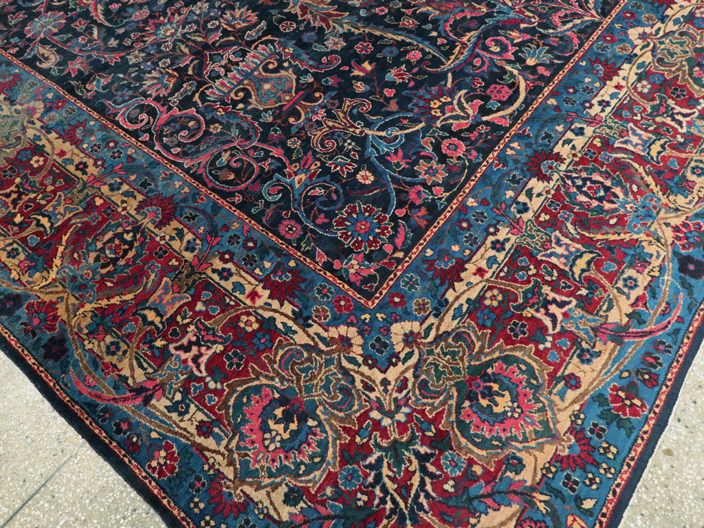 Antique Persian Lavar Kerman Carpet, No.18202 - Galerie Shabab