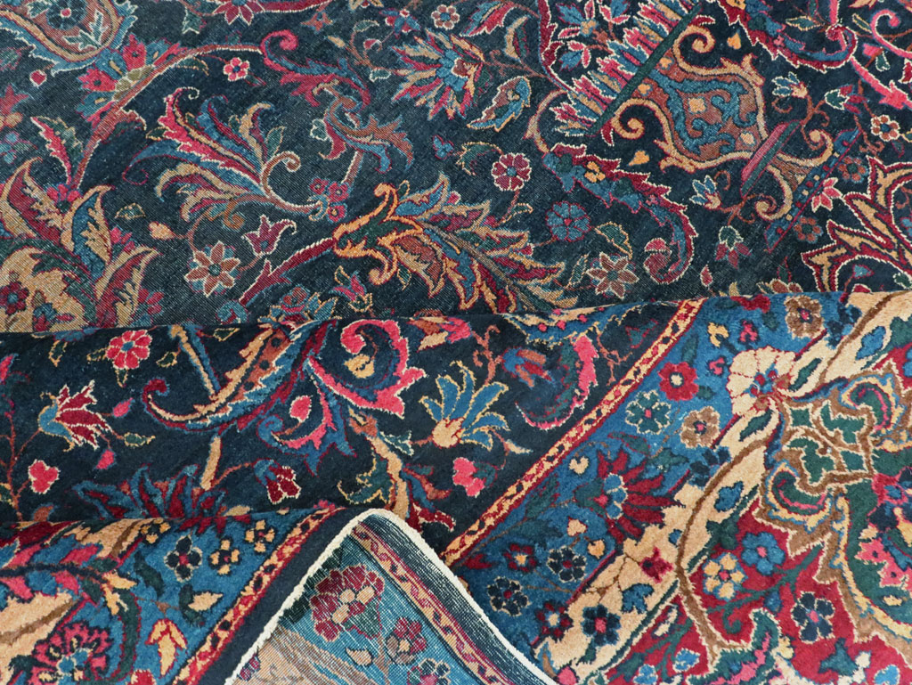 Antique Persian Lavar Kerman Carpet, No.18202 - Galerie Shabab