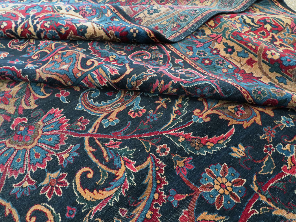 Antique Persian Lavar Kerman Carpet, No.18202 - Galerie Shabab