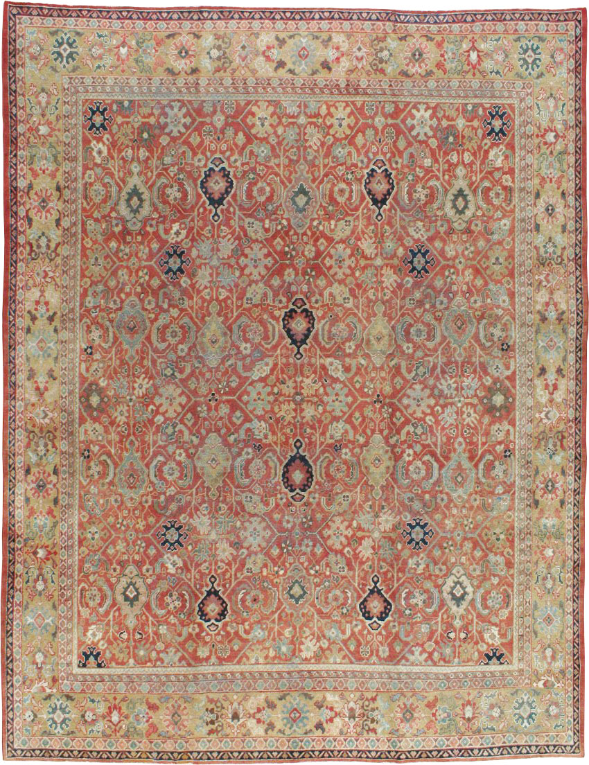 Antique Persian Mahal Carpet, No.18206 - Galerie Shabab