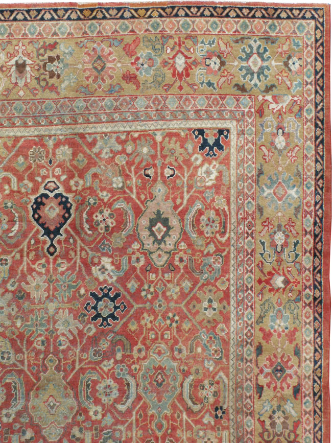 Antique Persian Mahal Carpet, No.18206 - Galerie Shabab