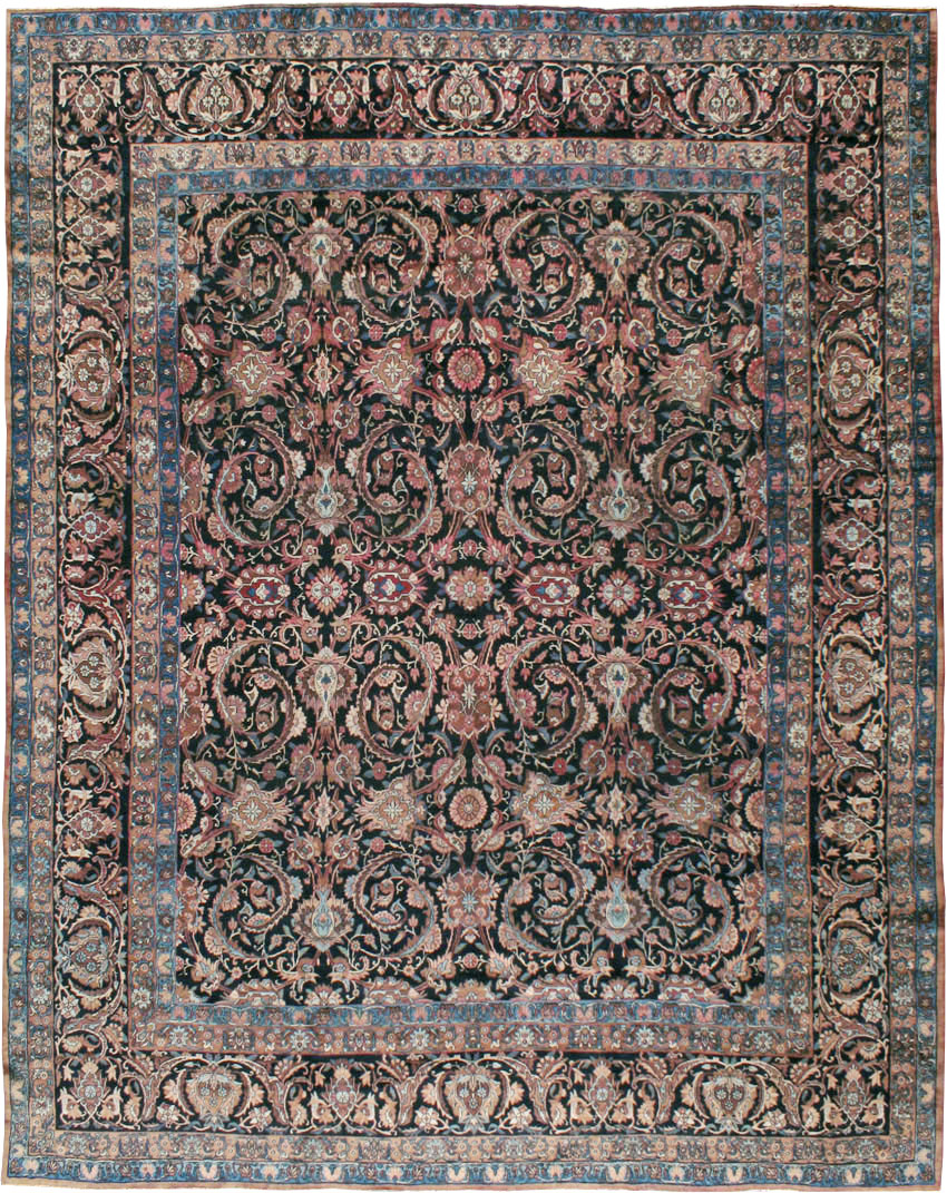Antique Lavar Kerman Carpet, No.18208 - Galerie Shabab