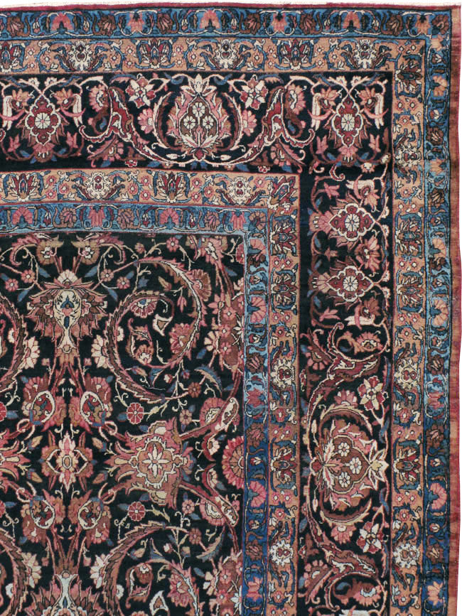 Antique Lavar Kerman Carpet, No.18208 - Galerie Shabab