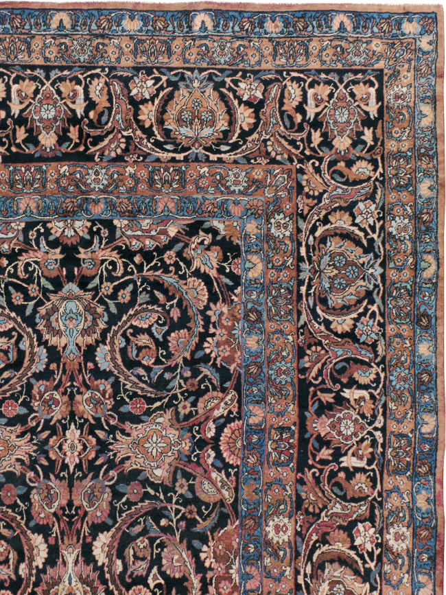 Antique Lavar Kerman Carpet, No.18208 - Galerie Shabab