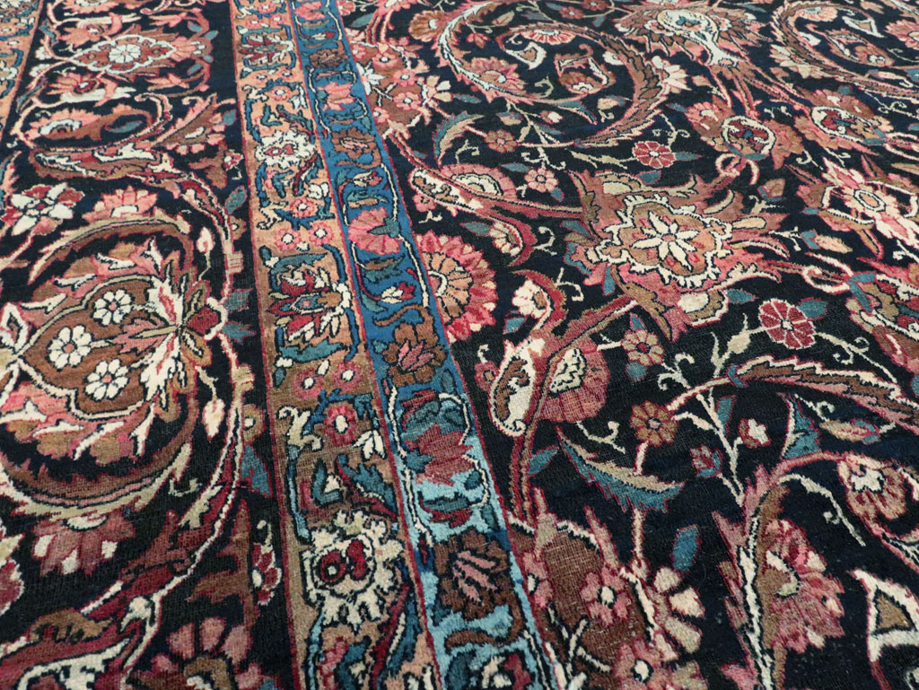 Antique Lavar Kerman Carpet, No.18208 - Galerie Shabab