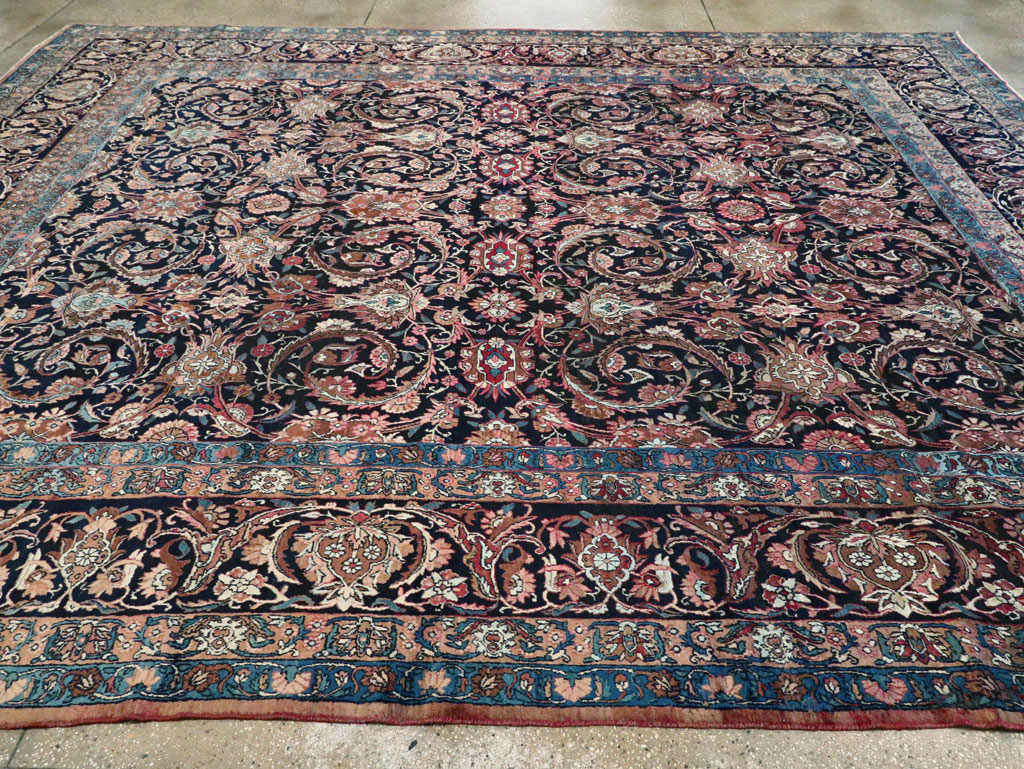Antique Lavar Kerman Carpet, No.18208 - Galerie Shabab