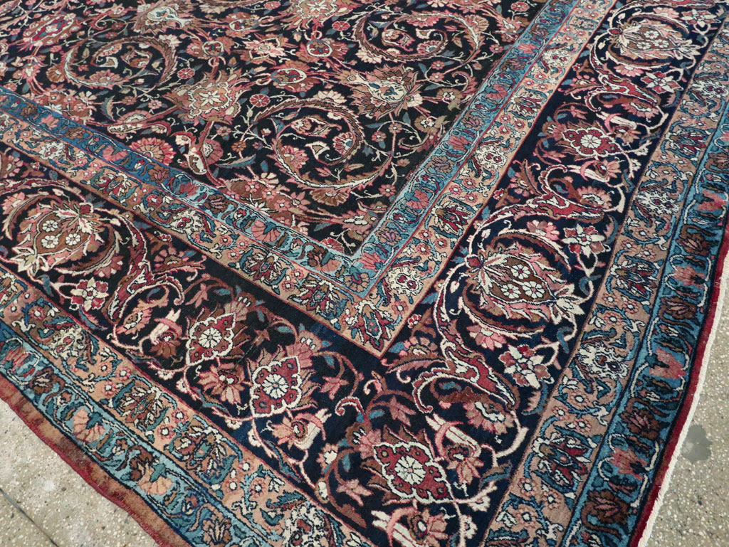 Antique Lavar Kerman Carpet, No.18208 - Galerie Shabab