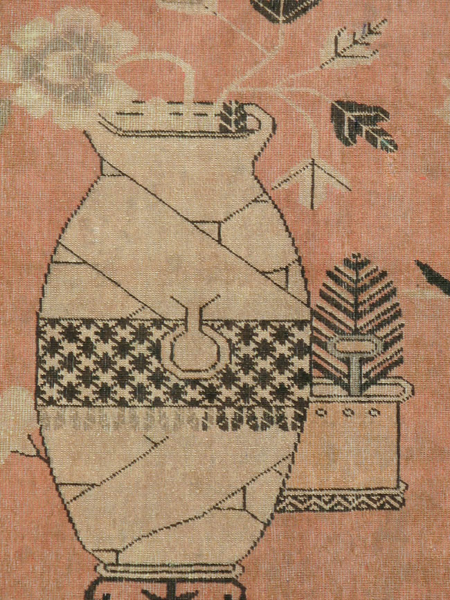 Vintage East Turkestan Khotan Carpet, No.18213 - Galerie Shabab