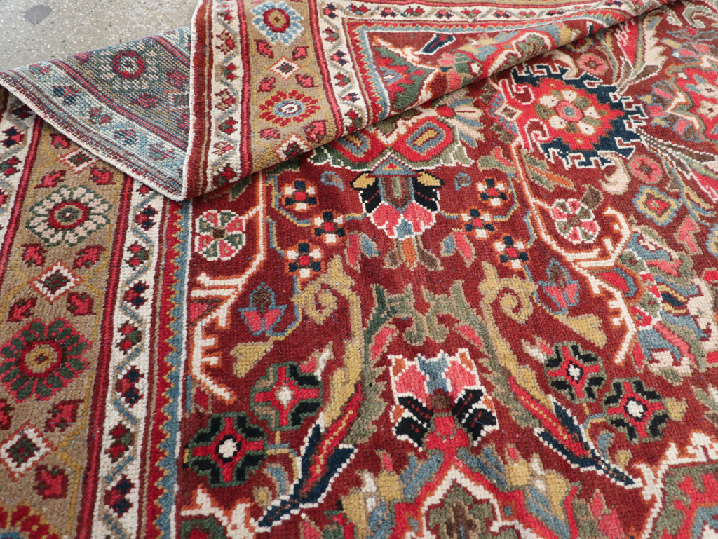 Vintage Persian Mahal Carpet, No.18222 - Galerie Shabab