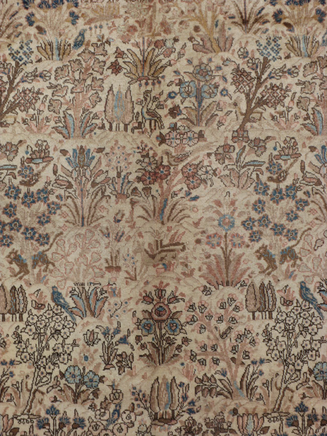 Vintage Persian Tabriz Carpet, No.18224 - Galerie Shabab