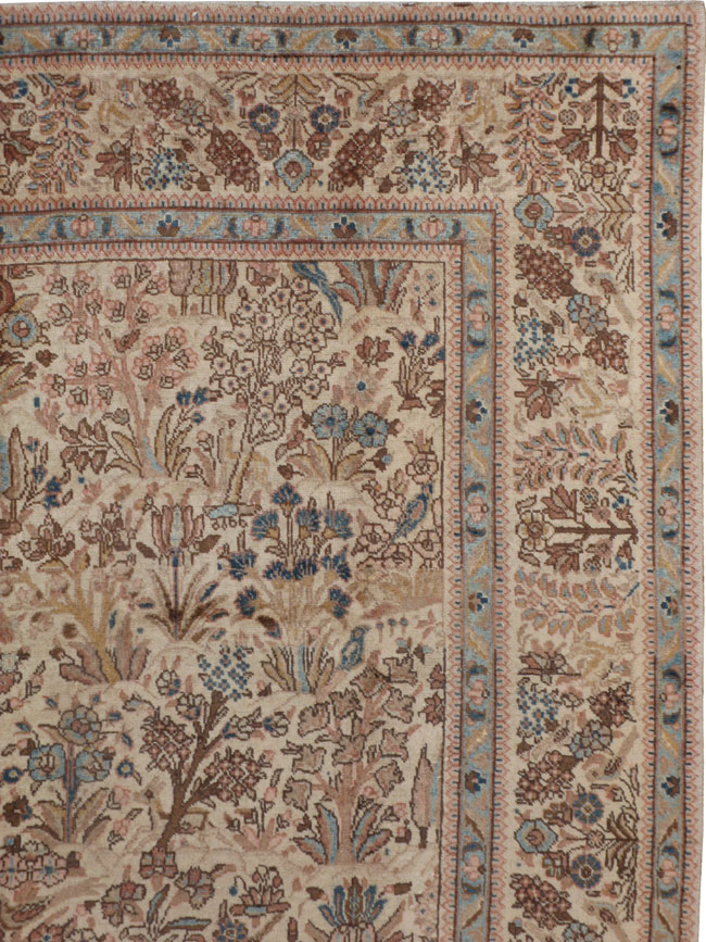 Vintage Persian Tabriz Carpet, No.18224 - Galerie Shabab