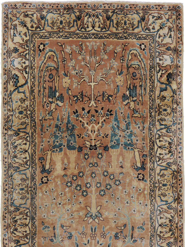 Vintage Indian Lahore Runner, No.18226 - Galerie Shabab