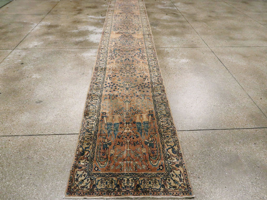 Vintage Indian Lahore Runner, No.18226 - Galerie Shabab