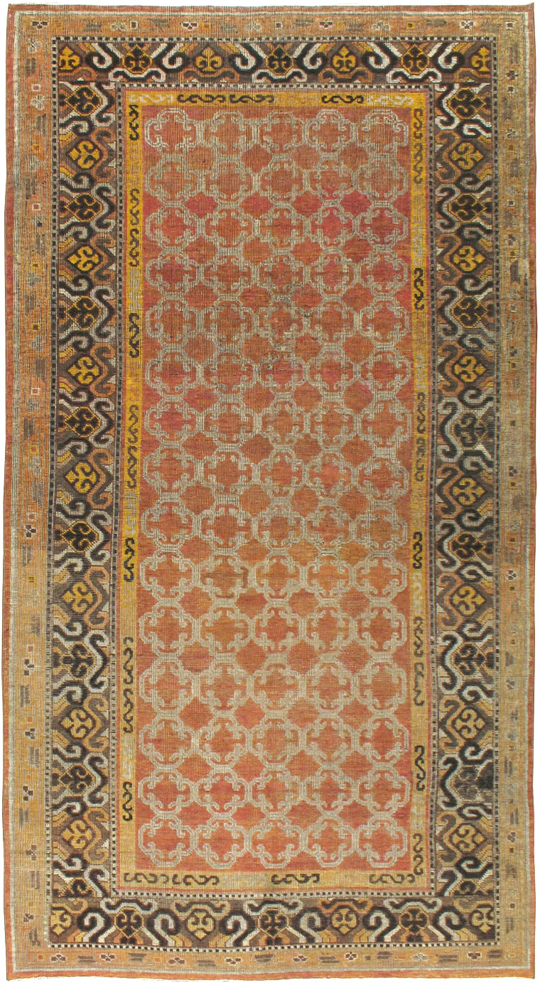 Vintage East Turkestan Khotan Carpet, No.18229 - Galerie Shabab