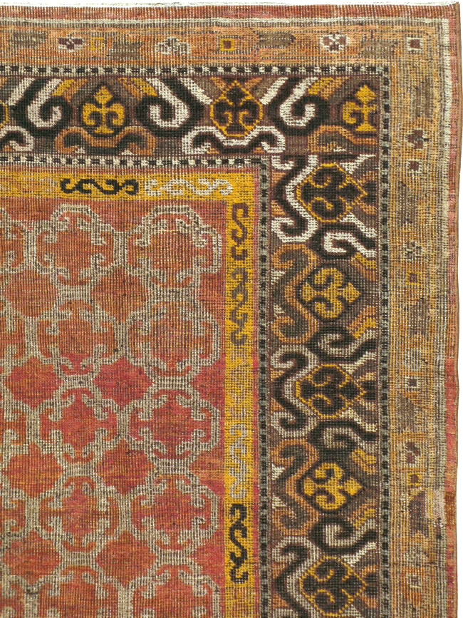 Vintage East Turkestan Khotan Carpet, No.18229 - Galerie Shabab