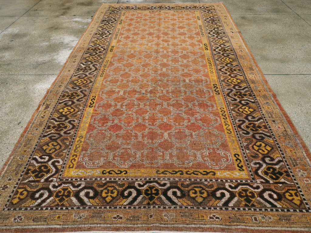 Vintage East Turkestan Khotan Carpet, No.18229 - Galerie Shabab