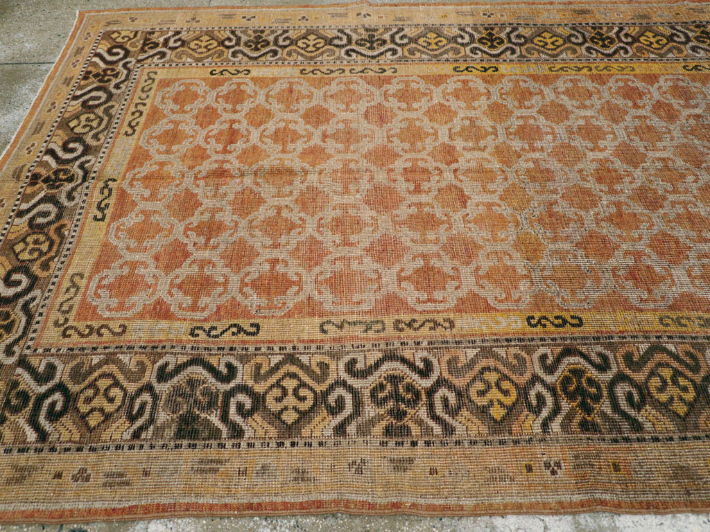 Vintage East Turkestan Khotan Carpet, No.18229 - Galerie Shabab