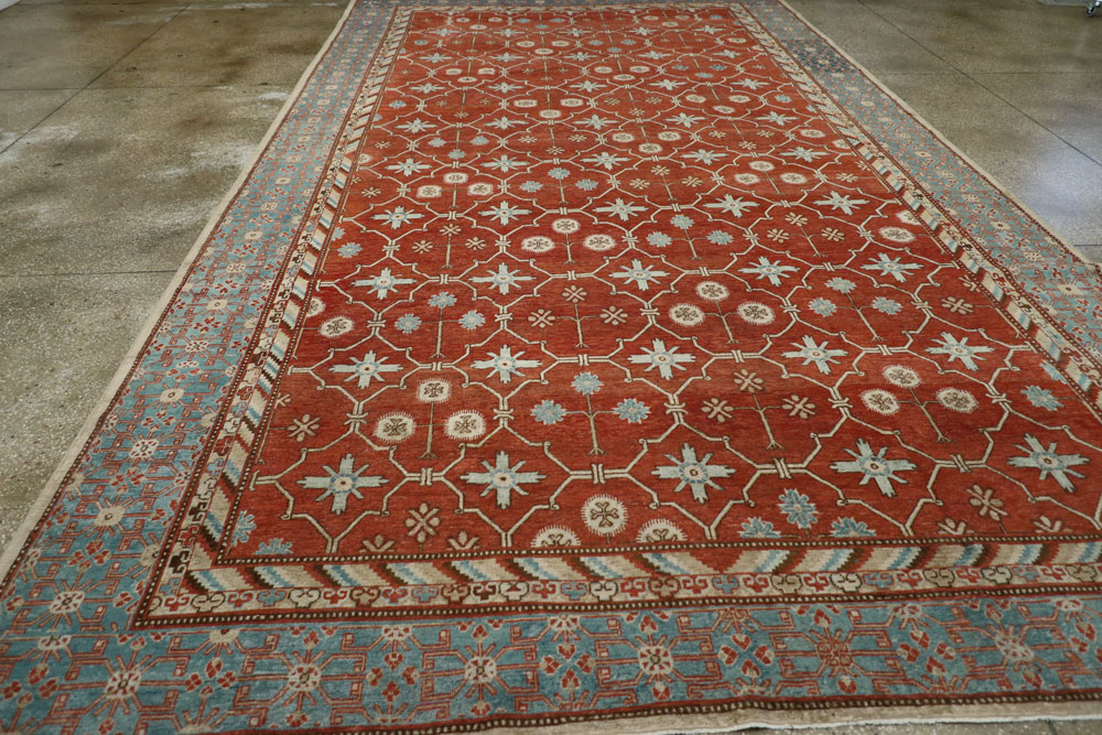Vintage East Turkestan Khotan Carpet, No.18232 - Galerie Shabab