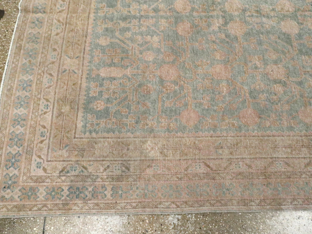 Vintage East Turkestan Khotan Carpet, No.18237 - Galerie Shabab