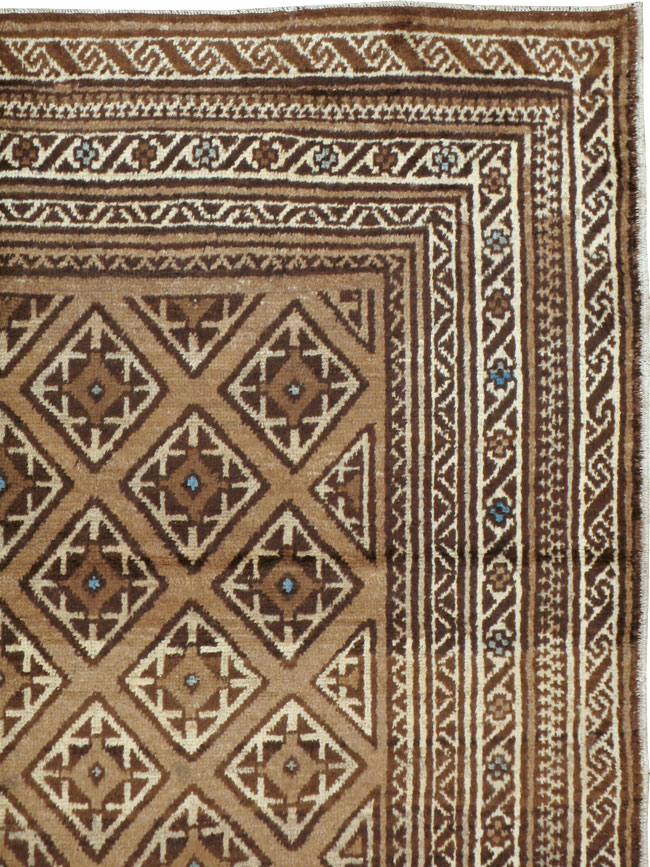 Vintage East Turkestan Samarkand Carpet, No.18239 - Galerie Shabab