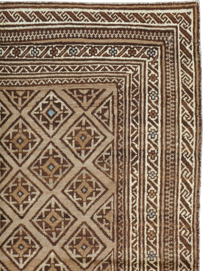 Vintage East Turkestan Samarkand Carpet, No.18239 - Galerie Shabab