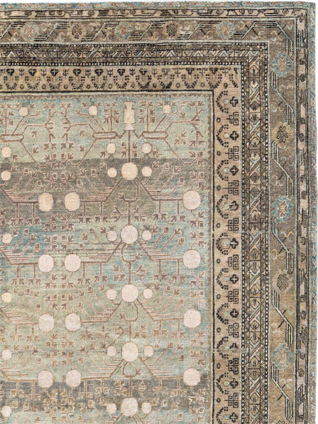 Antique East Turkestan Khotan Carpet, No.18249 - Galerie Shabab