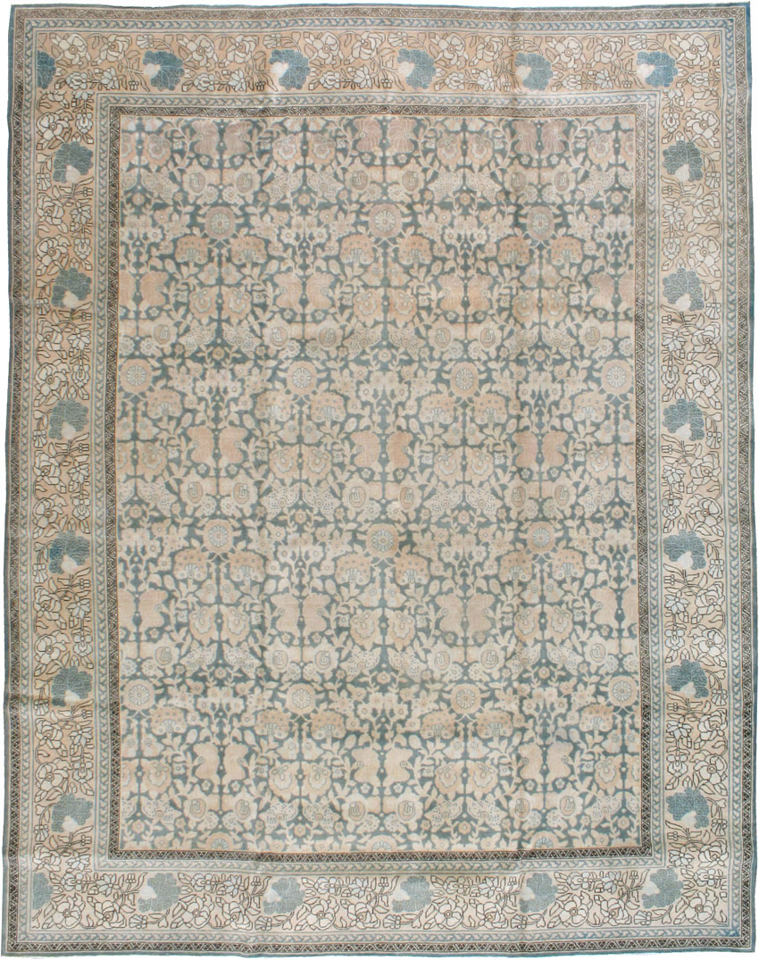 Vintage Persian Tabriz Carpet, No.18251 - Galerie Shabab