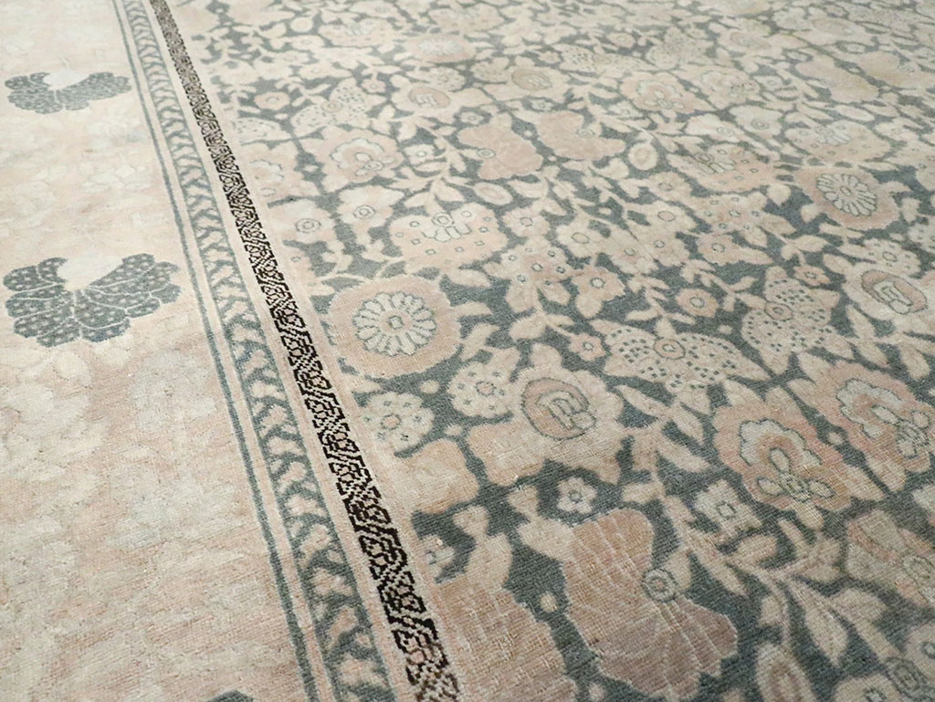 Vintage Persian Tabriz Carpet, No.18251 - Galerie Shabab