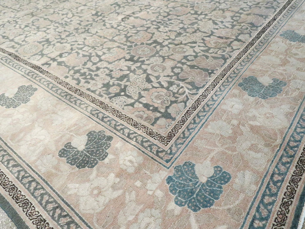 Vintage Persian Tabriz Carpet, No.18251 - Galerie Shabab