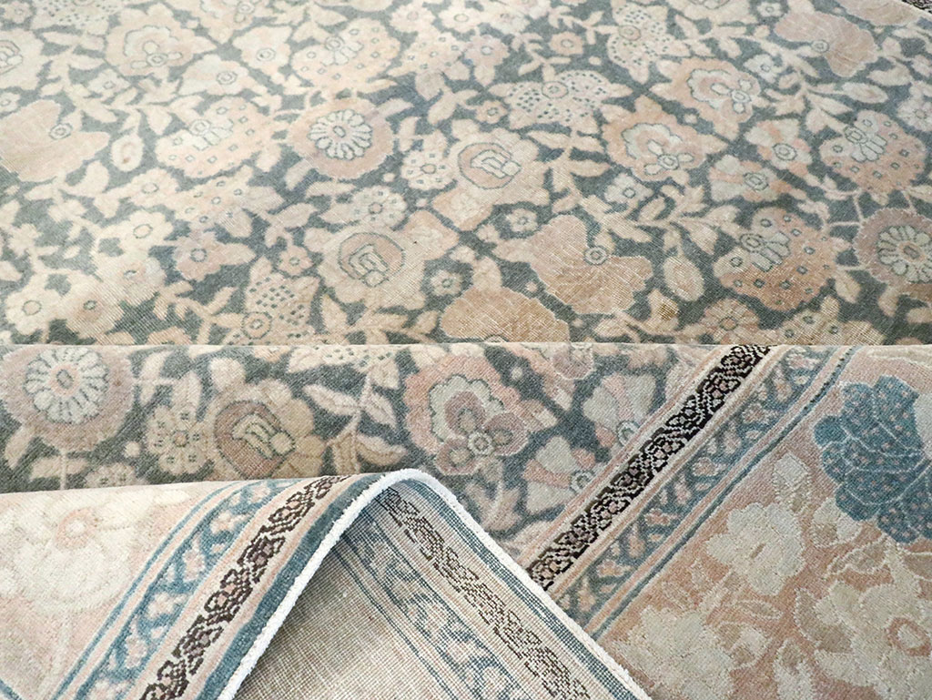 Vintage Persian Tabriz Carpet, No.18251 - Galerie Shabab