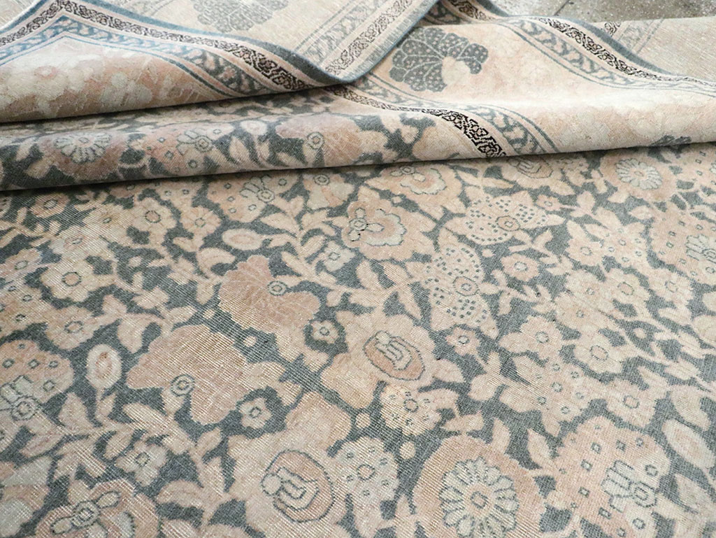 Vintage Persian Tabriz Carpet, No.18251 - Galerie Shabab