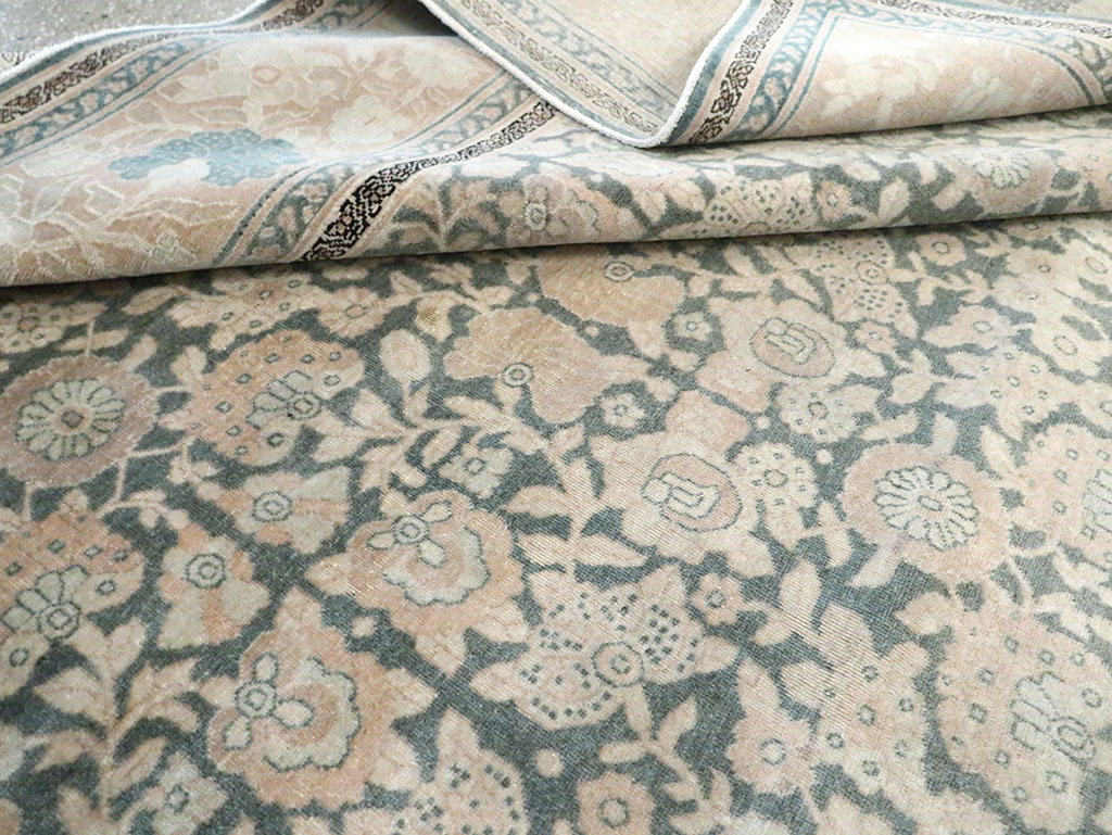 Vintage Persian Tabriz Carpet, No.18251 - Galerie Shabab