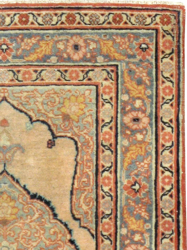 Antique Persian Tabriz Hagi Jalili Rug (Pair: 1 of 2), No.18254 - Galerie Shabab