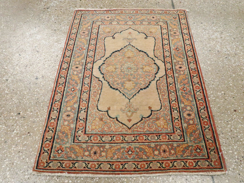 Antique Persian Tabriz Hagi Jalili Rug (Pair: 1 of 2), No.18254 - Galerie Shabab