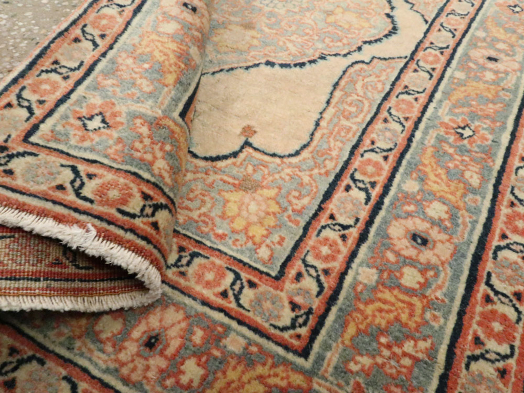 Antique Persian Tabriz Hagi Jalili Rug (Pair: 1 of 2), No.18254 - Galerie Shabab