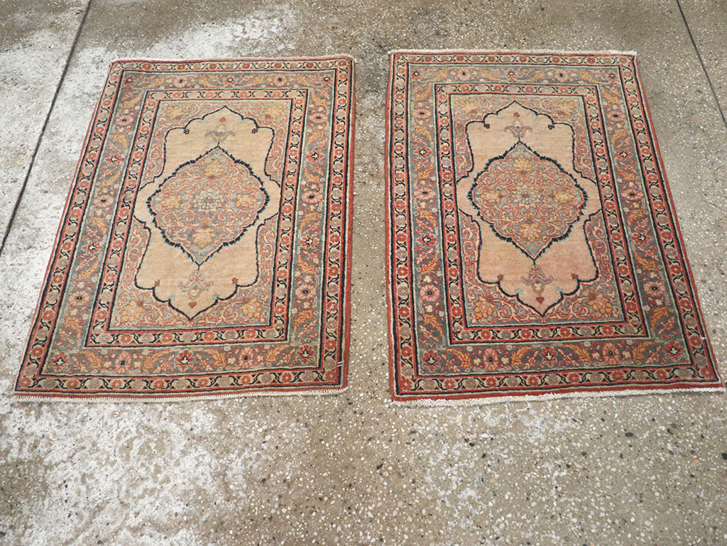 Antique Persian Tabriz Hagi Jalili Rug (Pair: 1 of 2), No.18254 - Galerie Shabab