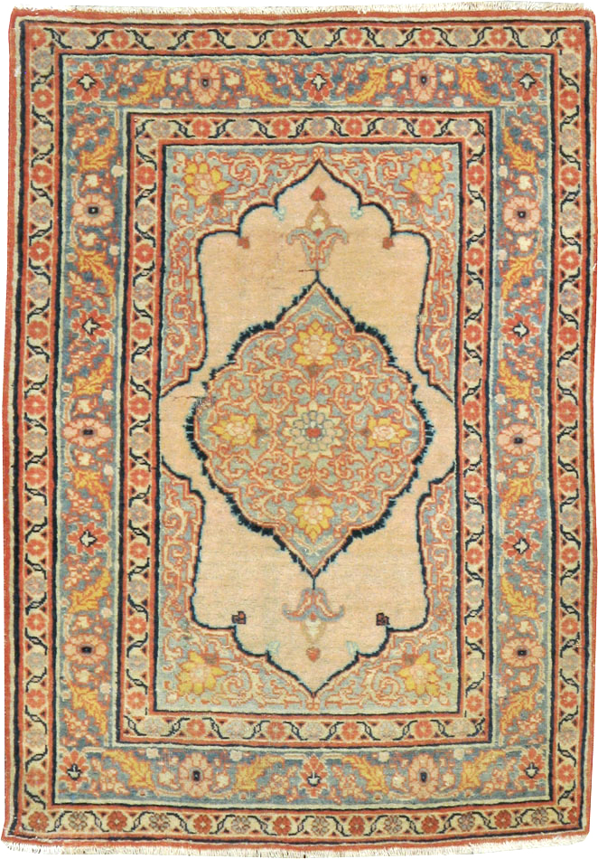 Antique Persian Tabriz Hagi Jalili Rug (Pair: 2 of 2), No.18255 - Galerie Shabab