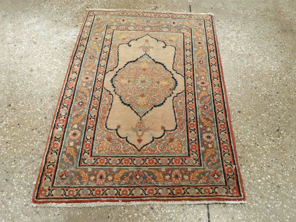 Antique Persian Tabriz Hagi Jalili Rug (Pair: 2 of 2), No.18255 - Galerie Shabab