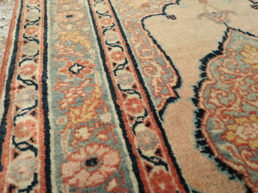 Antique Persian Tabriz Hagi Jalili Rug (Pair: 2 of 2), No.18255 - Galerie Shabab
