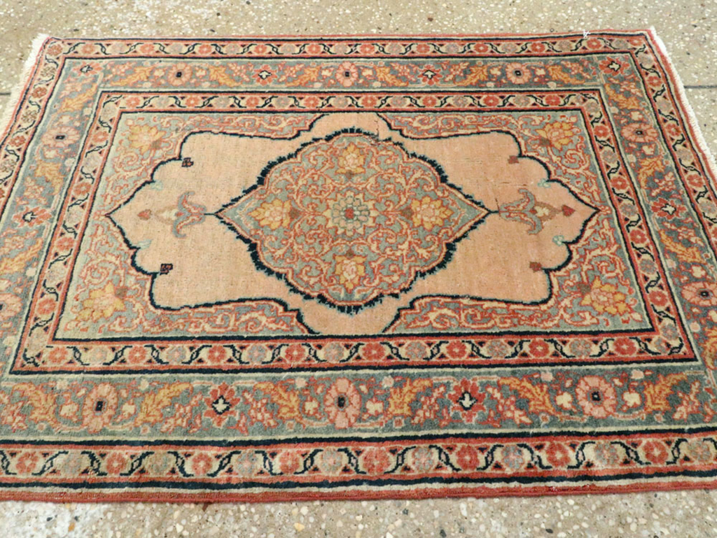 Antique Persian Tabriz Hagi Jalili Rug (Pair: 2 of 2), No.18255 - Galerie Shabab