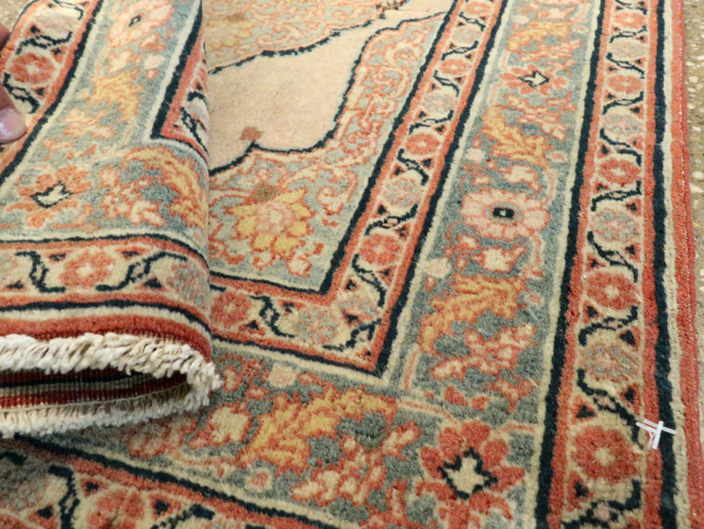 Antique Persian Tabriz Hagi Jalili Rug (Pair: 2 of 2), No.18255 - Galerie Shabab