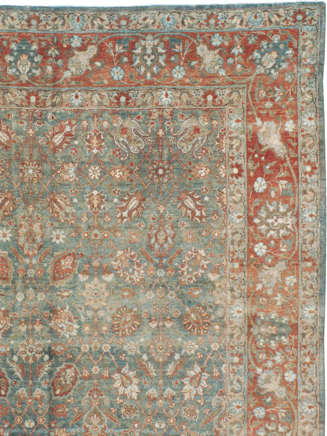 Antique Persian Tabriz Carpet, No.18261 - Galerie Shabab