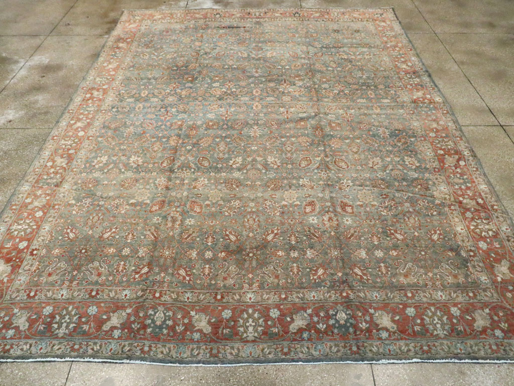 Antique Persian Tabriz Carpet, No.18261 - Galerie Shabab