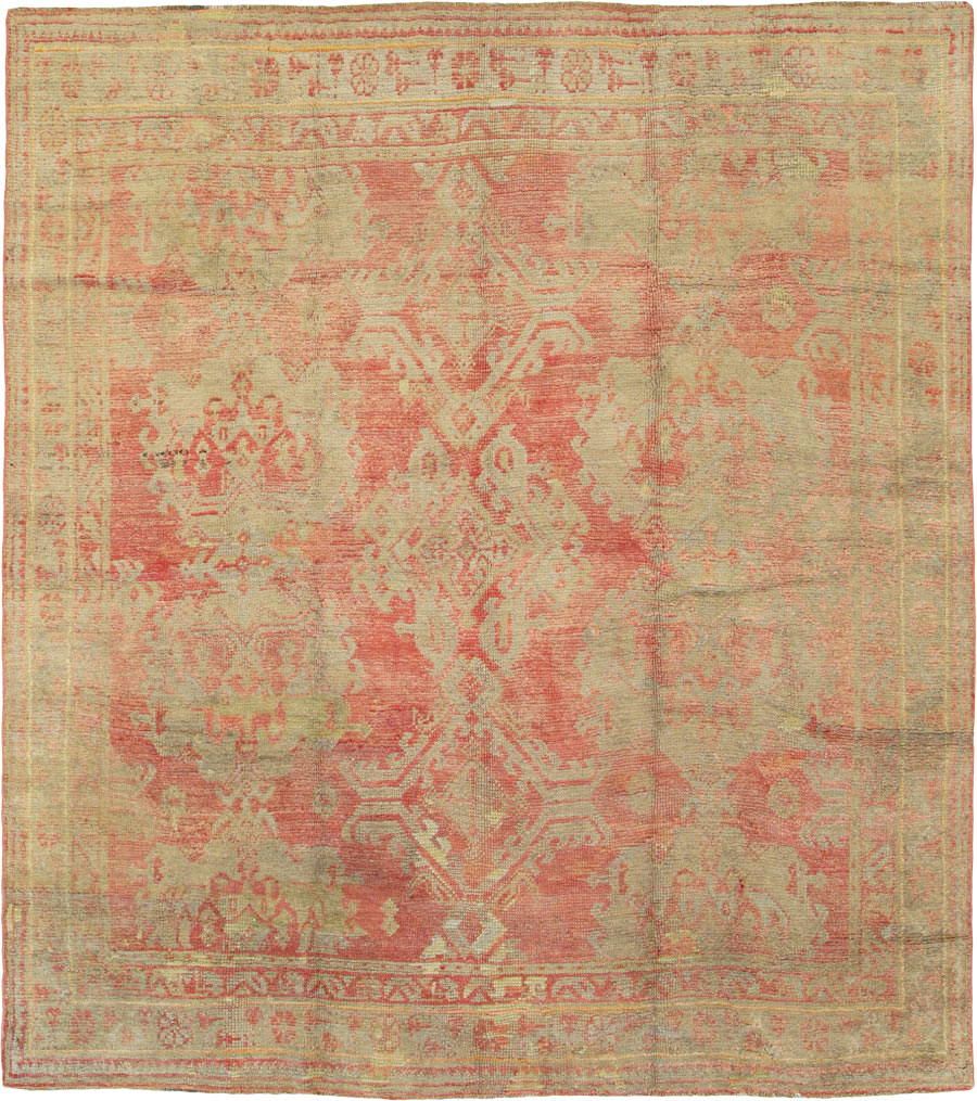 Antique Turkish Oushak Carpet, No.18264 - Galerie Shabab