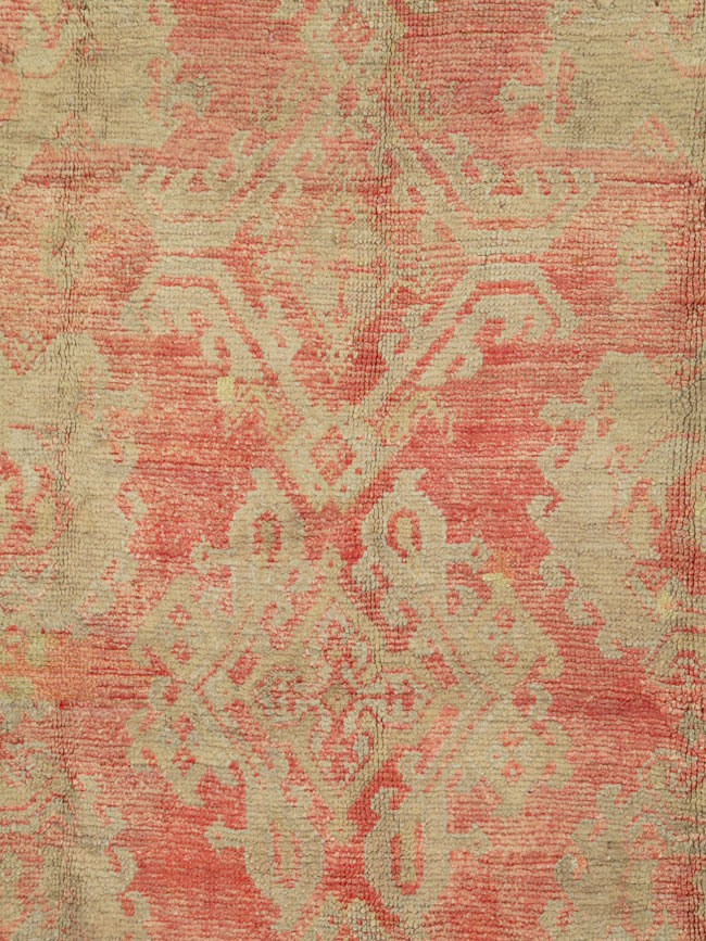 Antique Turkish Oushak Carpet, No.18264 - Galerie Shabab