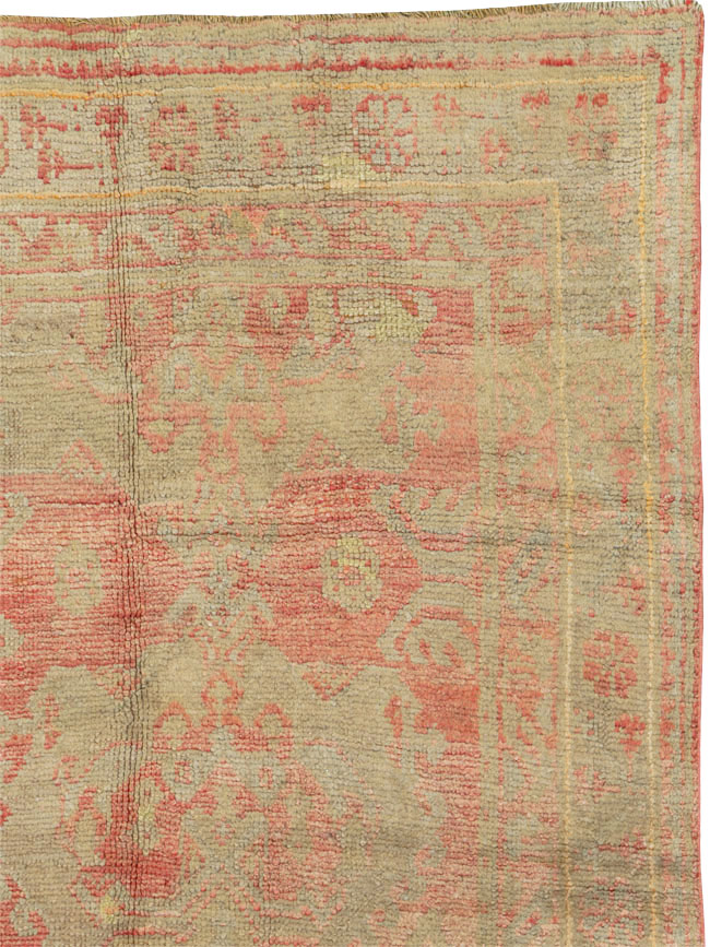 Antique Turkish Oushak Carpet, No.18264 - Galerie Shabab