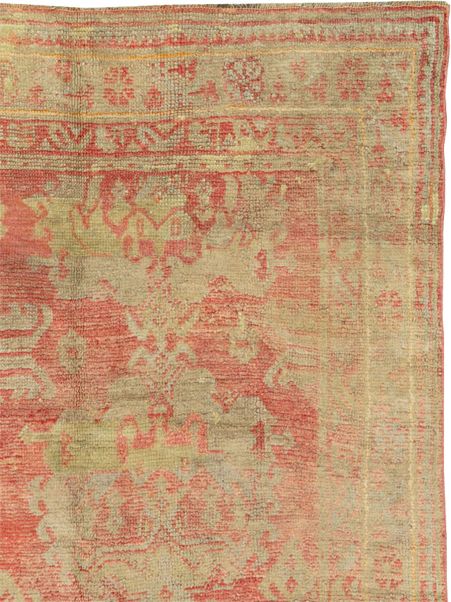 Antique Turkish Oushak Carpet, No.18264 - Galerie Shabab