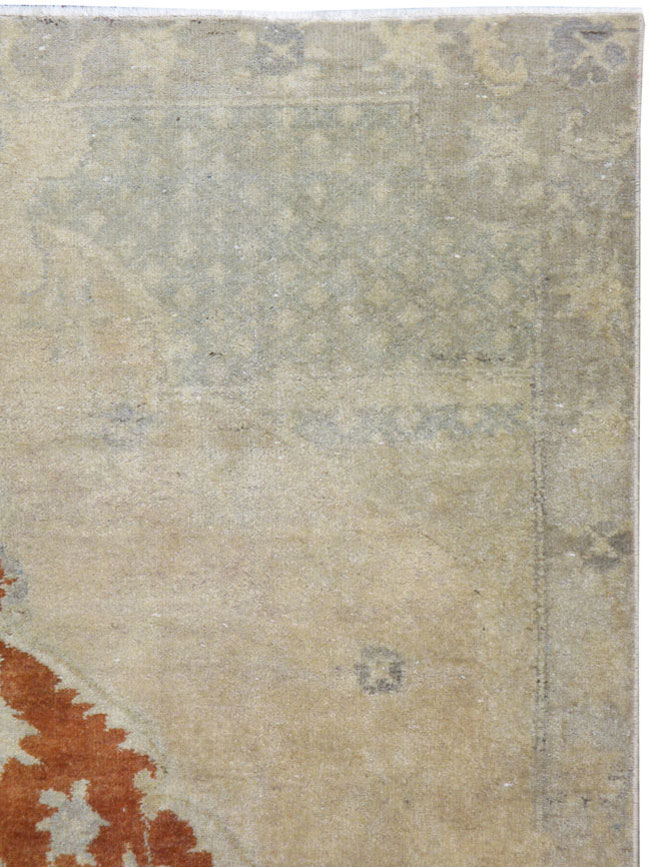 Vintage Turkish Oushak Rug, No.18266 - Galerie Shabab