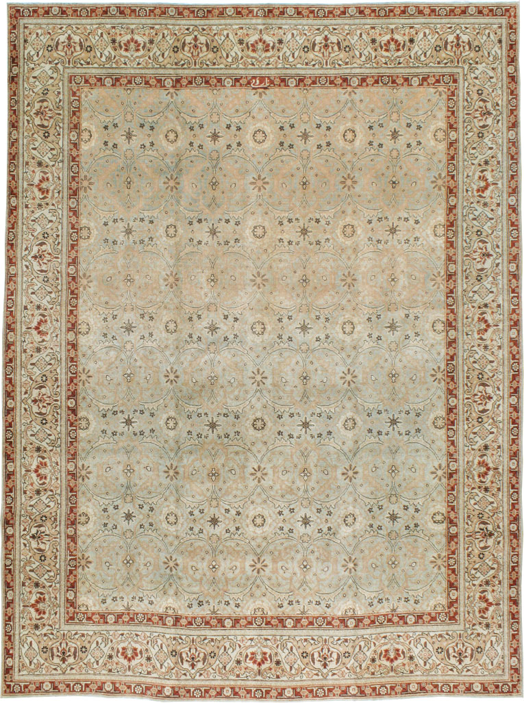 Antique Persian Tabriz Carpet, No.18267 - Galerie Shabab