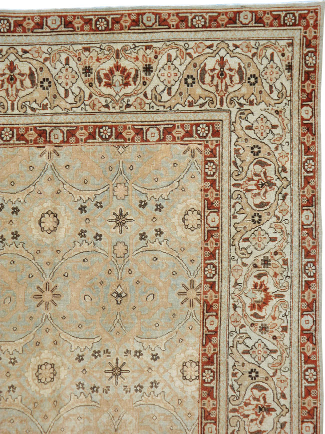 Antique Persian Tabriz Carpet, No.18267 - Galerie Shabab
